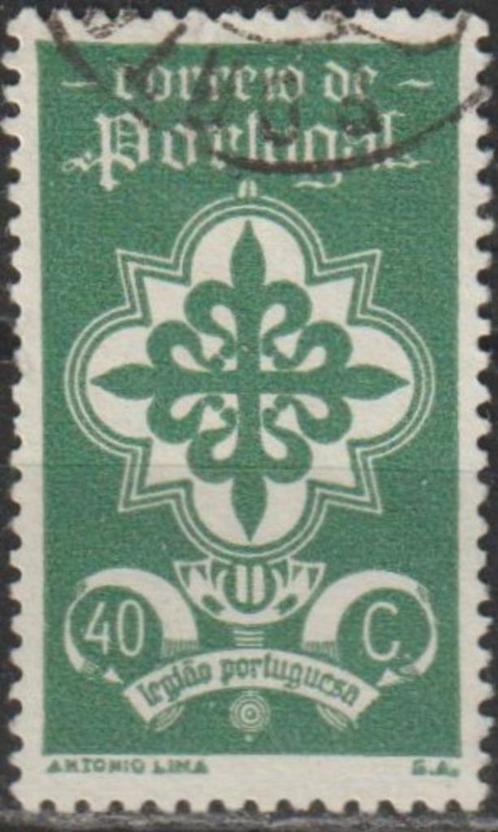 1649. Portugal 610 gest. Embleem Legioen, Postzegels en Munten, Postzegels | Europa | Overig, Gestempeld, Portugal, Verzenden