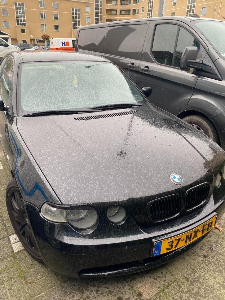 BMW 3-Serie 2.0 TI 318 Compact 2004 Zwart, Auto's, BMW, Particulier, 3-Serie, ABS, Airbags, Alarm, Climate control, Cruise Control