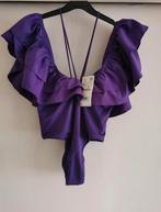 ZARA badpak met volants mt. M, Verzenden, Zara, Paars, Nieuw
