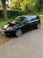 VW Golf 1.4 TSI 90KW Highline 2009 PDC Zwart  Leer Navigatie, Auto's, Volkswagen, 4 cilinders, Origineel Nederlands, Handgeschakeld