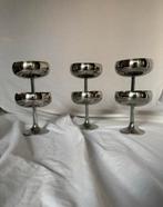 Italiaanse vintage RVS design ijscoupes | inox | jaren 80, Ophalen, Overige materialen, Overige stijlen, Overige typen