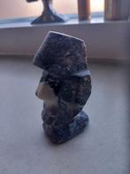 Handgesneden roze marmeren Moai-hoofdstandbeeld paaseiland, Ophalen, Zo goed als nieuw