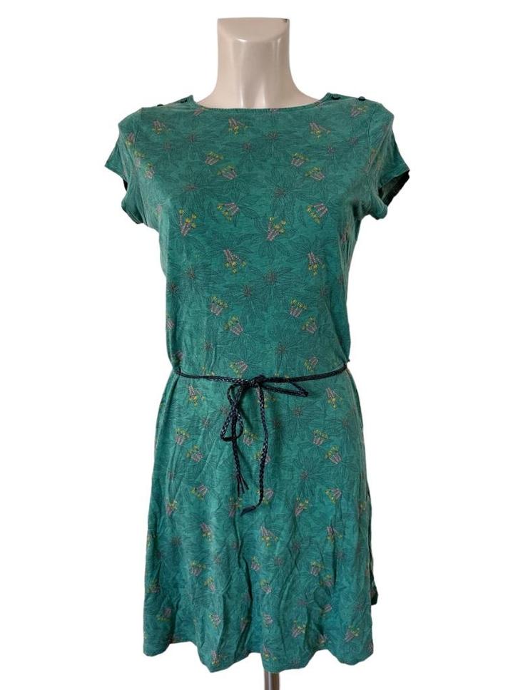 Sessun jurk M, Kleding | Dames, Jurken, Zo goed als nieuw, Maat 38/40 (M), Groen, Onder de knie, Ophalen of Verzenden