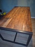 Mooie mango houten tafel - 190x95x77 cm, Huis en Inrichting, Tafels | Eettafels, Gebruikt, 50 tot 100 cm, 150 tot 200 cm, Industrieel
