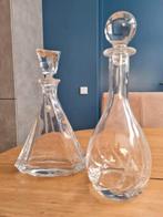 2 glazen of kristallen karaffen, Antiek en Kunst, Ophalen of Verzenden