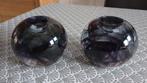 Set/2 Kosta Boda waxinelichthouders Cool Moon, zwart paars, Huis en Inrichting, Ophalen of Verzenden, Zo goed als nieuw