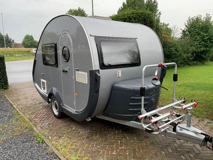 T@B 320 incl. Voortent, Fietsenrek, Boiler, Caravans en Kamperen, Caravans, Particulier, tot en met 2, 500 - 750 kg, Rondzit, T@b