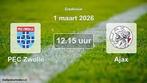 PEC Zwolle - ajax 3 kaarten gezocht, Tickets en Kaartjes