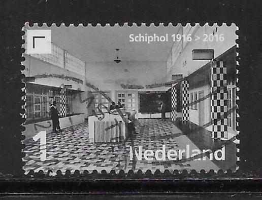 2016, Schiphol, Aankomsthal 1928 [3447] (K2905), Postzegels en Munten, Postzegels | Nederland, Ophalen of Verzenden