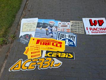 Stickers/posters racerij/motocross beschikbaar voor biedingen