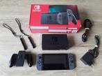 Nintendo Switch V2 Compleet in Goede Staat, Ophalen of Verzenden, Zo goed als nieuw, Met 2 controllers, Switch 2019 Upgrade