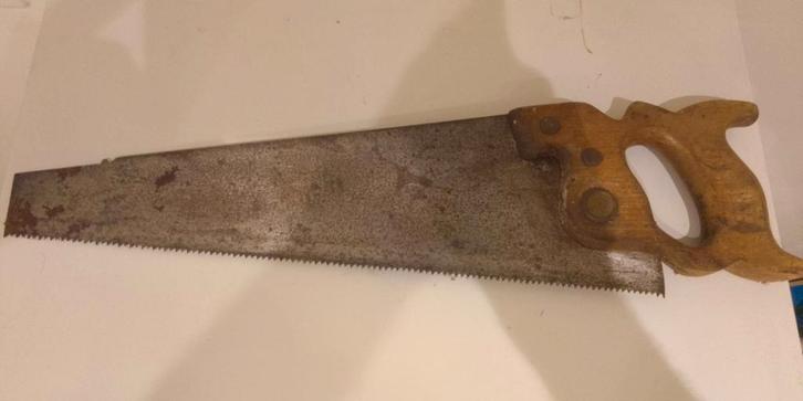 Antieke Waranted Superior handzaag, Doe-het-zelf en Verbouw, Gereedschap | Handgereedschap, Gebruikt, Ophalen of Verzenden