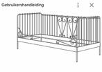 Wit Spijlen ledikant Ikea (Meldal), Gebruikt, Lattenbodem, Minder dan 70 cm, Minder dan 140 cm