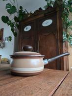 Vintage Emaille Steelpan met Deksel, Huis en Inrichting, Keuken | Potten en Pannen, Ophalen of Verzenden, Gebruikt, Overige materialen