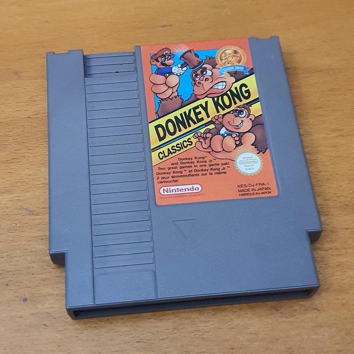 OPRUIMEN | NES | Donkey Kong Classics, Spelcomputers en Games, Games | Nintendo NES, Gebruikt, Avontuur en Actie, 1 speler, Vanaf 3 jaar