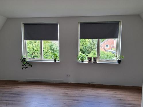 2 x Rolgordijn grijs | Bolga 140 x 170, Huis en Inrichting, Stoffering | Gordijnen en Lamellen, Zo goed als nieuw, 150 tot 200 cm