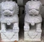 chinese leeuwtjes van graniet, Tuin en Terras, Tuinbeelden, Ophalen of Verzenden, Steen, Overige typen