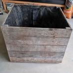 Bankirai plantenbak met wieltjes, Tuin en Terras, Ophalen of Verzenden, Hout, 60 cm of meer