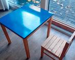 Kindertafel met stoeltje, Kinderen en Baby's, Kinderkamer | Tafels en Stoelen, Ophalen, Tafel(s) en Stoel(en)