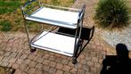 Chrome Theewagen van de jaren 1960 nog in zeer goeden staat, Huis en Inrichting, Ophalen, Minder dan 55 cm, Metaal of Aluminium