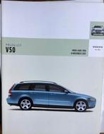 Brochure, prijslijst en editions folder Volvo V50, model ‘06, Ophalen of Verzenden, Volvo, Zo goed als nieuw