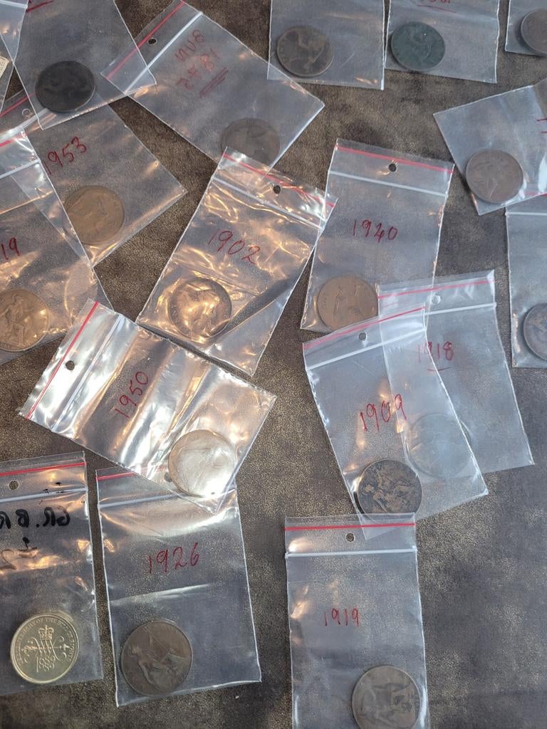 Engelse Penny's - Diverse Jaartallen, Ophalen of Verzenden, Overige landen, Losse munt