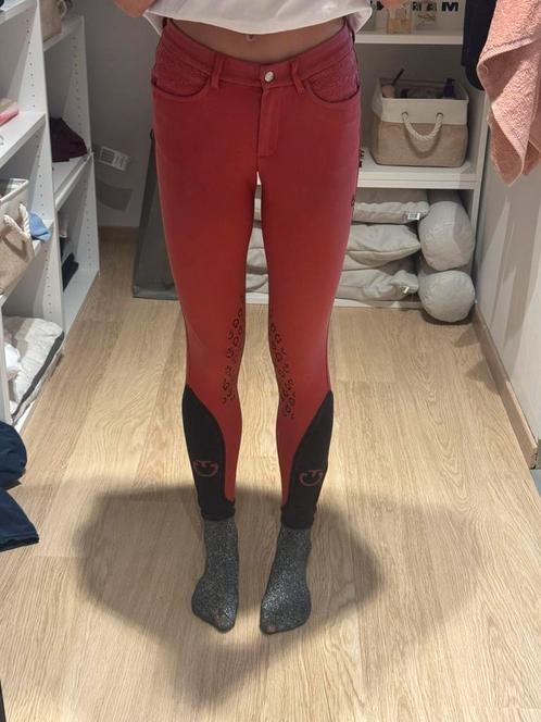 Cavalleria Toscana Rijbroek Rood, Dieren en Toebehoren, Paardrijkleding, Zo goed als nieuw, Dames, Kinderen, Onderkleding, Springen