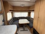 Fendt Saphir 490 QF bouwjaar 2003 met voortent, Caravans en Kamperen, Caravans, Overige typen, Rondzit, Bedrijf, Fendt