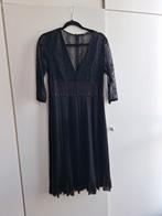 Zara zwarte midi jurk van kant maat M 38, Maat 38/40 (M), Verzenden, Zo goed als nieuw, Boven de knie