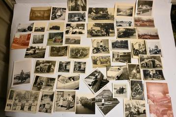 50x oude foto 1900-1960 auto motor foto  beschikbaar voor biedingen