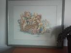 Geborduurd schilderijen met beren, Huis en Inrichting, Ophalen, 50 tot 75 cm, Schilderij, 50 tot 75 cm