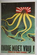 Affiche 'Indië moet vrij' (1994), Verzamelen, Militaria | Tweede Wereldoorlog, Nederland, Foto of Poster, Verzenden