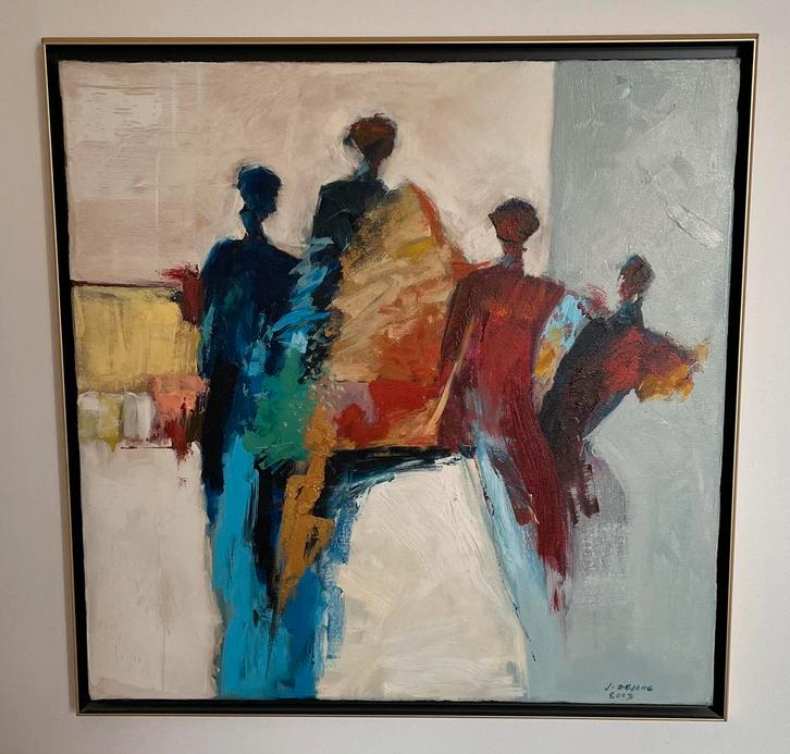 Schilderij J. De Jong, Antiek en Kunst, Kunst | Schilderijen | Modern, Ophalen