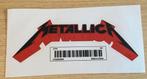 Metallica logosticker, Ophalen of Verzenden, Nieuw, Overige typen