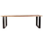mango eettafel 240x100, Ophalen, 100 tot 150 cm, Vijf personen of meer, Metaal