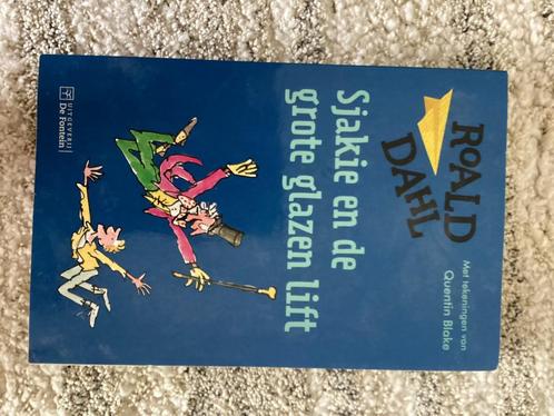 Sjakie en de Grote Glazen Lift - Roald Dahl, Boeken, Kinderboeken | Jeugd | onder 10 jaar, Gelezen, Fictie algemeen, Ophalen of Verzenden