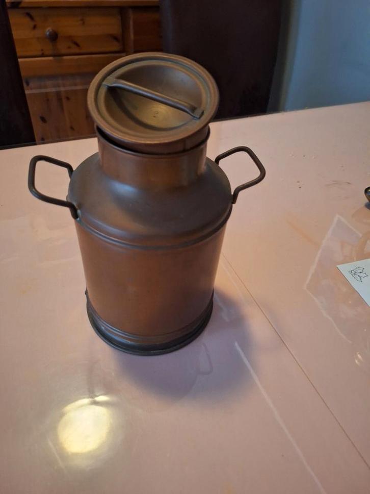 Antieke Melkbus +kannetje - Decoratief en Functioneel, Antiek en Kunst, Antiek | Koper en Brons, Ophalen of Verzenden