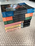 Norton Anthology World Literature a,b,c,d,e en f, Gelezen, Ophalen of Verzenden, Nederland