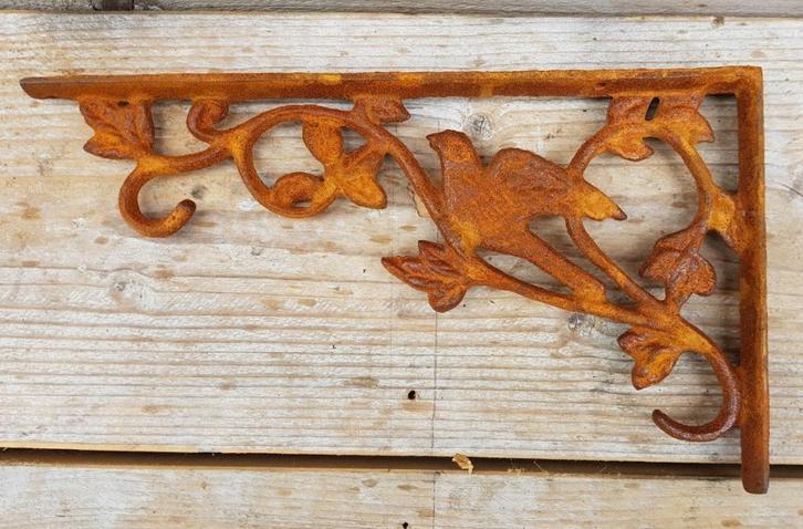 Diverse gietijzeren beugels dragers wandplank boekenplank, Huis en Inrichting, Woonaccessoires | Wandplanken en Boekenplanken