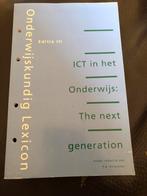 Onderwijskundig Lexicon ICT Onderwijs Editie III, Ophalen of Verzenden, Gamma, Gelezen, HBO