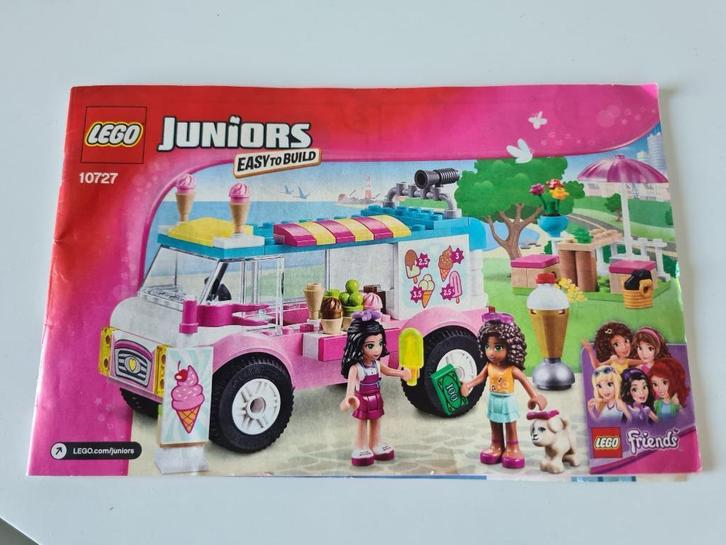Lego Friends Emma's ijswagen 10727, Kinderen en Baby's, Speelgoed | Duplo en Lego, Zo goed als nieuw, Lego, Complete set, Ophalen of Verzenden