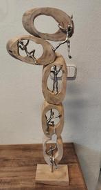 Sculptuur klimmende mannetjes - figuurtjes - XL, Antiek en Kunst, Ophalen of Verzenden