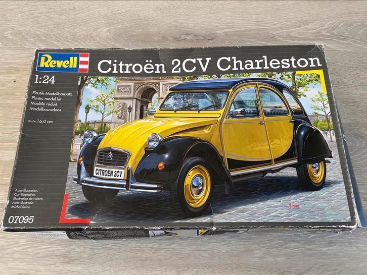 Revell Citroen 2CV Charleston, Hobby en Vrije tijd, Modelbouw | Auto's en Voertuigen, Gebruikt, Auto, Groter dan 1:32, Revell