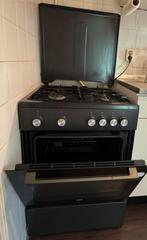 Vrijstaande Beko 4pits Gasfornuis Zwart Oven/Hetelucht/Grill, Witgoed en Apparatuur, Fornuizen, 60 cm of meer, Grill, Zo goed als nieuw