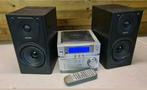 Panasonic stereo set sa-pm03 + sony speakers + afstandsbed., Audio, Tv en Foto, Stereo-sets, Ophalen of Verzenden, Gebruikt