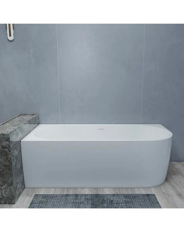 Hoekbad mat links 180x80, Huis en Inrichting, Badkamer | Complete badkamers, Zo goed als nieuw, Ophalen