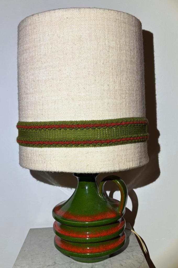 Mid Century Tafellamp West Germany Keramiek, Antiek en Kunst, Antiek | Lampen, Ophalen