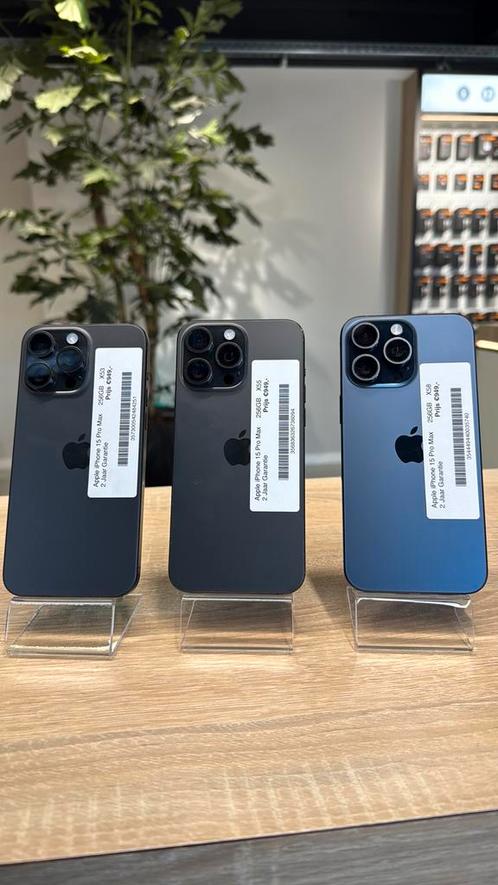  iPhone 15 Pro Max 256GB incl. 2 jaar garantie, Telecommunicatie, Mobiele telefoons | Apple iPhone, Refurbished, 256 GB, Zonder abonnement