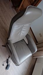 Fauteuil met 2 afzonderlijke elektrische bediening, Huis en Inrichting, Ophalen, Minder dan 50 cm, Gebruikt, Leer