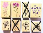 Keuze uit 5 stempels Bloemen / Flowers van Inkadinkado, Ophalen of Verzenden, Nieuw, Houten stempel